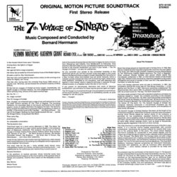 The 7th Voyage of Sinbad Soundtrack (Bernard Herrmann) - CD Achterzijde