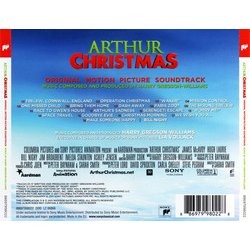 Arthur Christmas Soundtrack (Harry Gregson-Williams) - CD Achterzijde