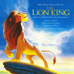 The Lion King Soundtrack (Elton John, Hans Zimmer) - CD cover