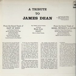 A Tribute to James Dean Soundtrack (Ray Heindorf Orchestra, Leonard Rosenman, Dimitri Tiomkin) - CD Achterzijde
