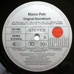 Marco Polo Soundtrack (Ennio Morricone) - cd-inlay