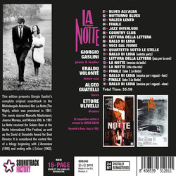 La Notte Soundtrack (Giorgio Gaslini) - CD Achterzijde