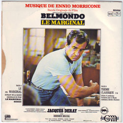 Le Marginal Soundtrack (Ennio Morricone) - CD Achterzijde