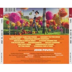 Dr. Seuss' The Lorax Soundtrack (John Powell) - CD Achterzijde