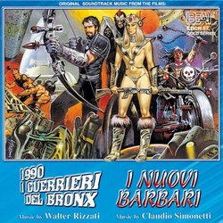 1900: I Guerrieri del Bronx / I Nuovi Barbari Soundtrack (Walter Rizzati, Claudio Simonetti) - CD cover