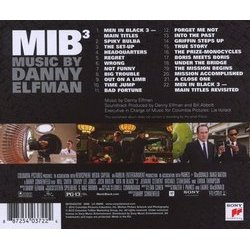 Men in Black 3 Soundtrack (Danny Elfman) - CD Achterzijde