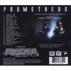 Prometheus Soundtrack (Harry Gregson-Williams, Marc Streitenfeld) - CD Achterzijde