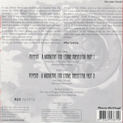 Psycho Soundtrack (Bernard Herrmann) - CD Achterzijde