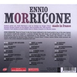 Ennio Morricone: Made in France Soundtrack (Ennio Morricone) - CD Achterzijde