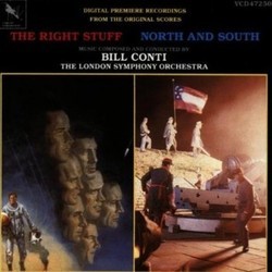 The Right Stuff / North and South Soundtrack (Bill Conti) - CD cover