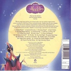 Aladdin Soundtrack (Various Artists, Howard Ashman, Alan Menken, Tim Rice) - CD Achterzijde