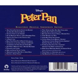 Peter Pan Soundtrack (Oliver Wallace) - CD Achterzijde