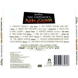 The Emperor's New Groove Soundtrack (Various Artists, John Debney) - CD Achterzijde
