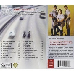 CHiP's Volume 1 Soundtrack (Alan Silvestri) - CD Achterzijde