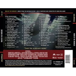 War Of The Worlds Soundtrack (John Williams) - CD Achterzijde
