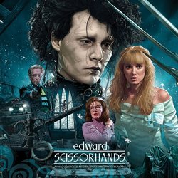 Edward Scissorhands Soundtrack (Various Artists, Danny Elfman) - CD cover