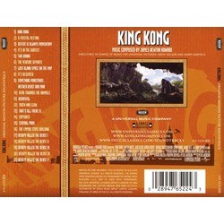 King Kong Soundtrack (James Newton Howard) - CD Achterzijde