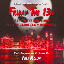 Friday The 13th: Parts 7 & 8 Soundtrack (Fred Mollin) - CD cover
