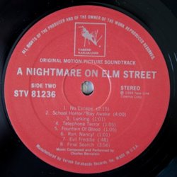 A Nightmare on Elm Street Soundtrack (Charles Bernstein) - cd-inlay